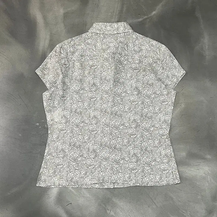 [BUNJANG] Chanel Lettering Half Sleeve Shirt / 샤넬 레터링 하프 슬리브 셔츠 +명품감정서 y16324
