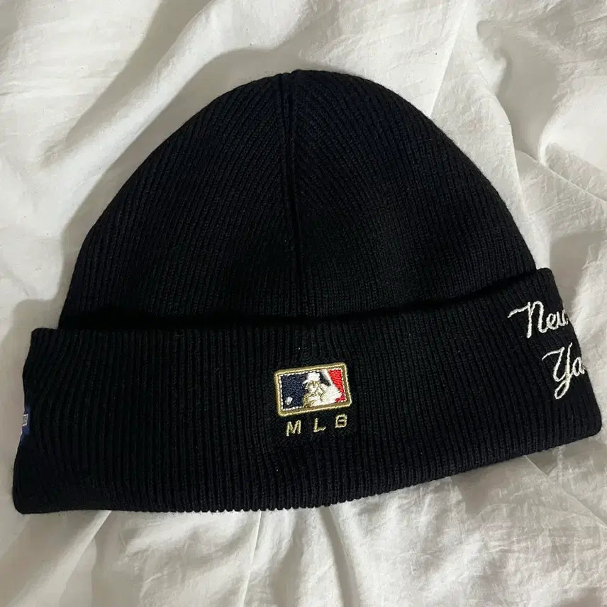 [BUNJANG] MLB 패치 비니 블랙 / MLB 패치 비니 블랙