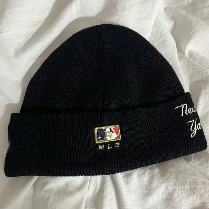 [BUNJANG] MLB 패치 비니 블랙 / MLB 패치 비니 블랙