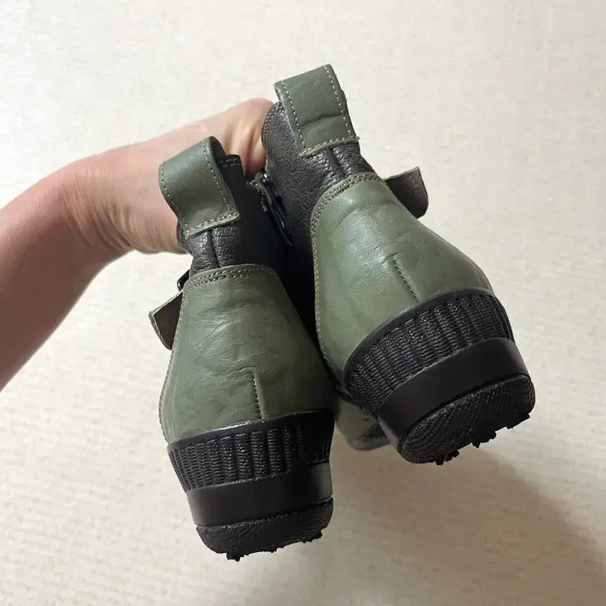 [BUNJANG] Leather Handmade Sandals Boots 235 / (미착용) 여성 양가죽 수제화 샌들 부츠 235