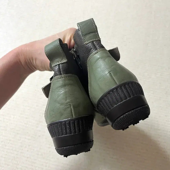 [BUNJANG] Leather Handmade Sandals Boots 235 / (미착용) 여성 양가죽 수제화 샌들 부츠 235
