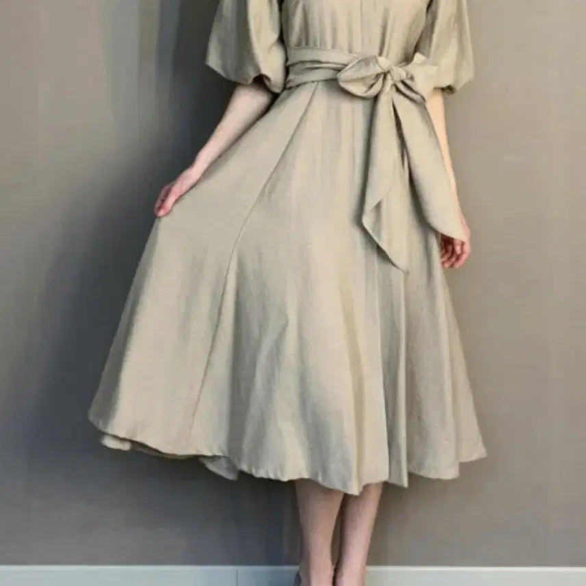 [BUNJANG] Parsons Assuline Tie Dress / [파슨스] [Assuline] beautiful.tie dress