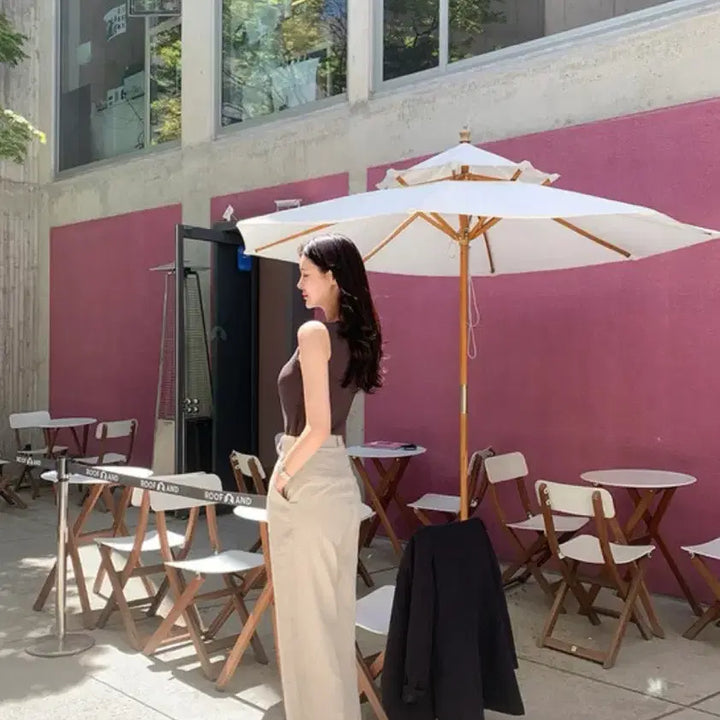 [BUNJANG] Renne Karin Summer V-Neck Tank Top / [새상품] 렌느 카린 썸머 나시