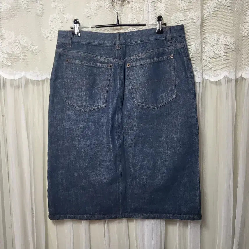 [BUNJANG] Armani Exchange Denim Midi Skirt / 아르마니 익스체인지 데님 스커트