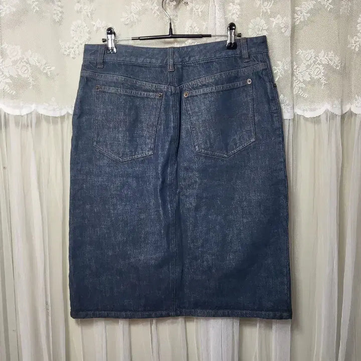 [BUNJANG] Armani Exchange Denim Midi Skirt / 아르마니 익스체인지 데님 스커트