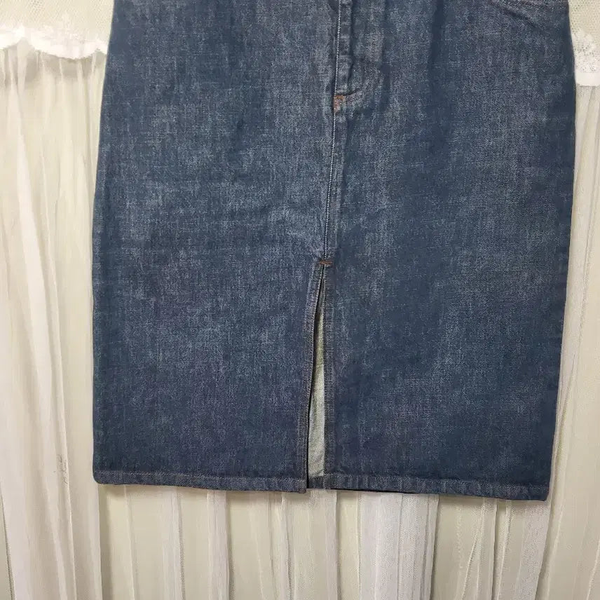 [BUNJANG] Armani Exchange Denim Midi Skirt / 아르마니 익스체인지 데님 스커트