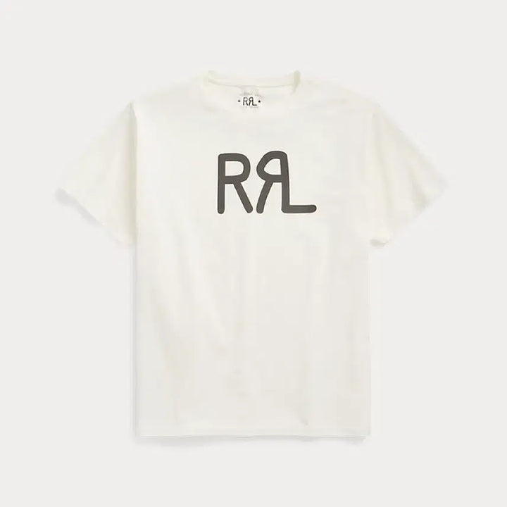 [SOLD OUT] rrl 랜치 로고 티셔츠 화이트 L