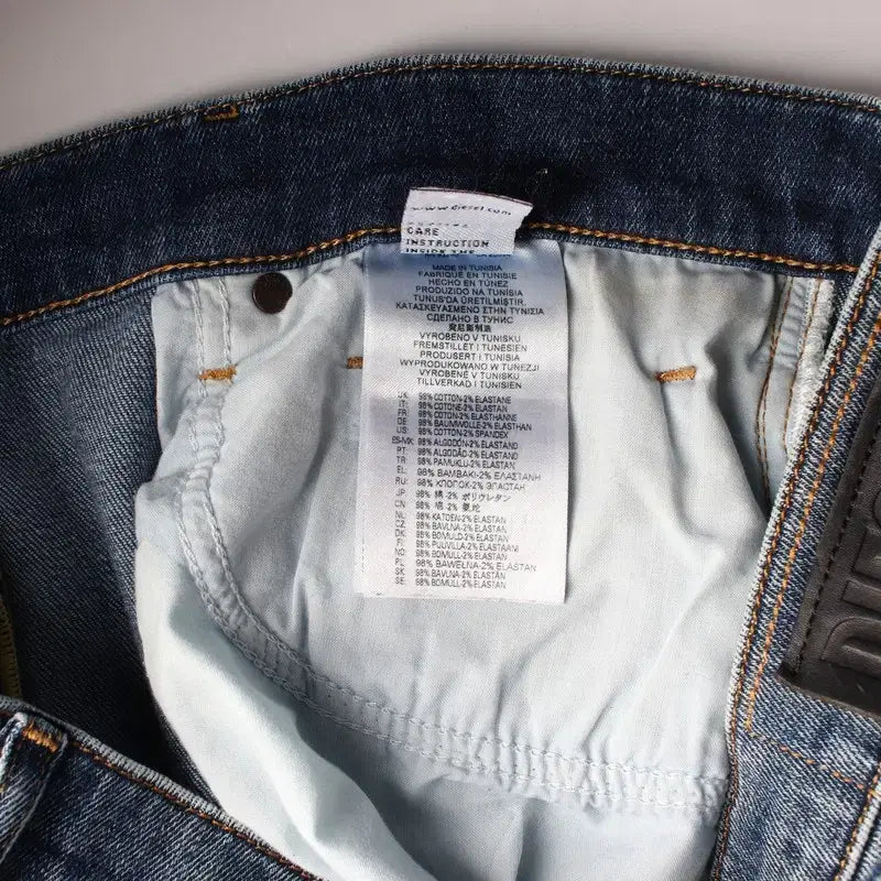 [BUNJANG] Diesel Slim Straight Denim Jeans / 디젤 중청 워싱 슬림 스트레이트 데님