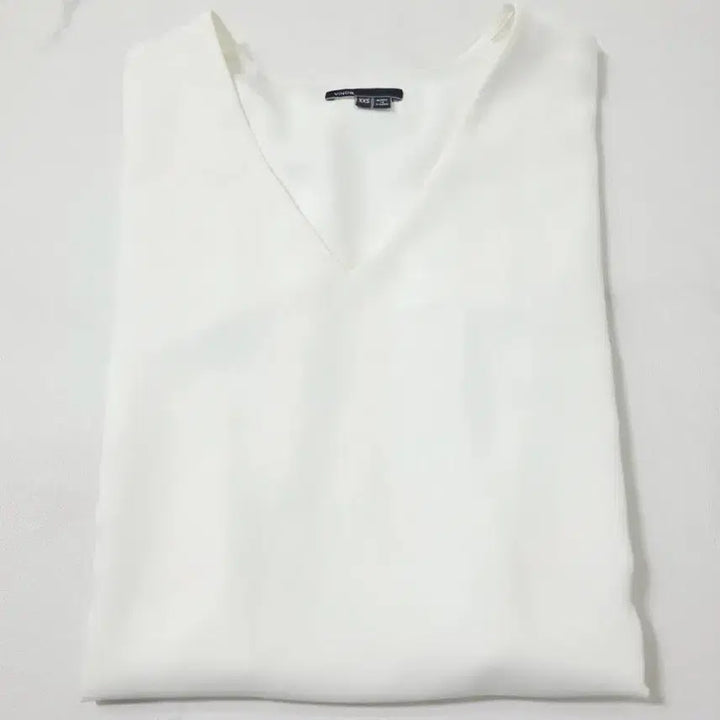 [BUNJANG] Vince White V-Neck Mini Dress / [새상품] 빈스(Vince) 화이트 브이넥 미니원피스 44반