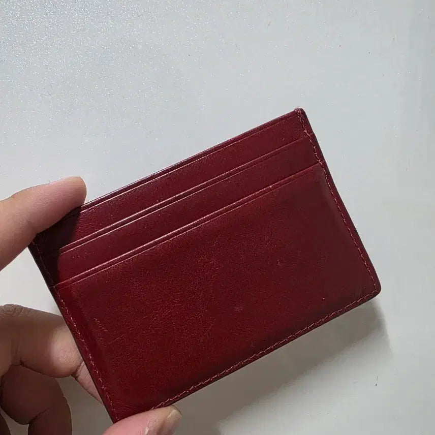 [SOLD OUT] 마틴킴 레드 가죽 카드지갑