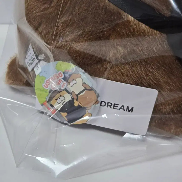 [SOLD OUT] [새상품]대학로 백팩 모자 우소우소짱 다크브라운 인형