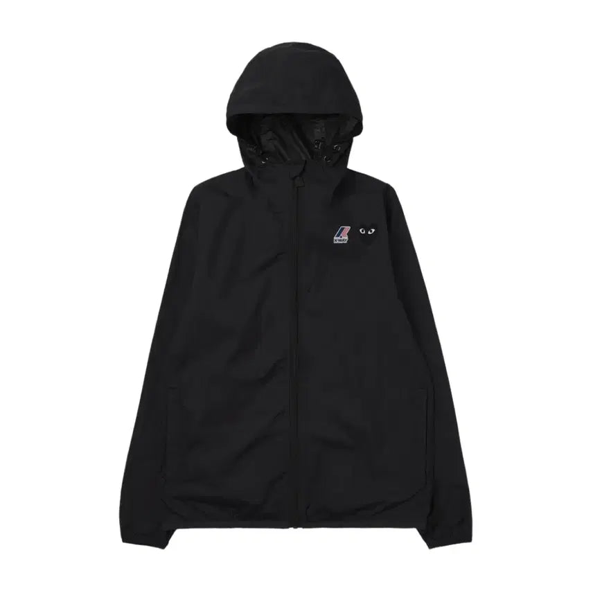 [BUNJANG] Comme des Garcons K-Way Windbreaker Jacket Black S / 꼼데가르송 KWAY 까웨 바람막이 블랙 S