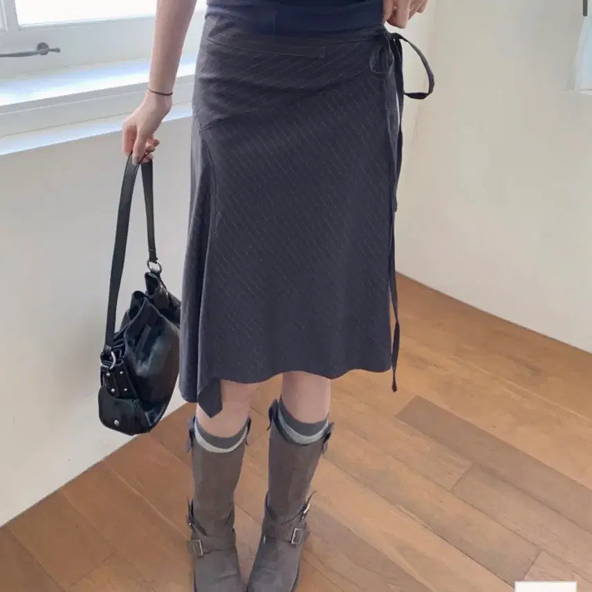 [BUNJANG] Monodaily Herit Flare Skirt / 모노데일리 헤릿 플레어 스커트