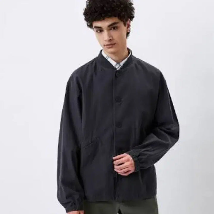 [SOLD OUT] 유니클로 립 블루종 자켓 XL
