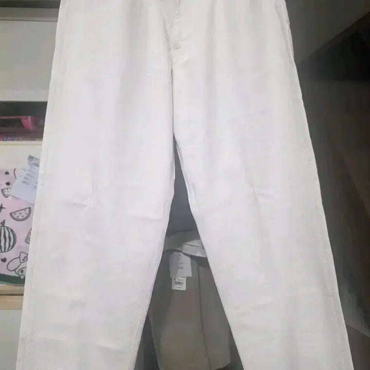 [SOLD OUT] 오라리 하드 트위스트 데님 팬츠 아이보리