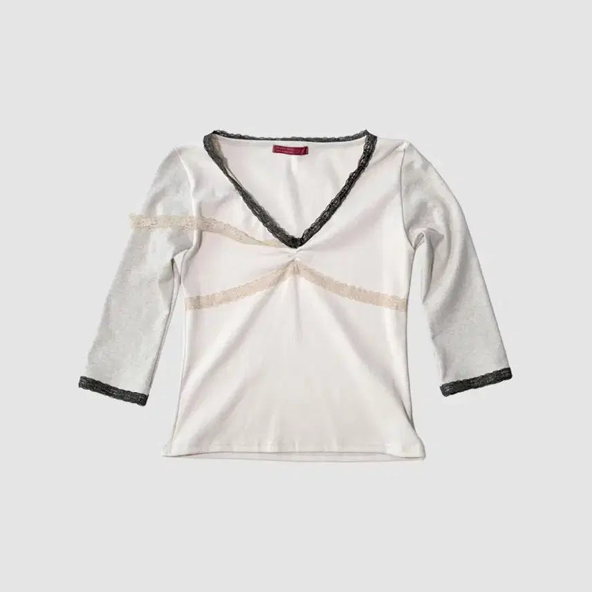 [SOLD OUT] 인앤양 Lace top pink