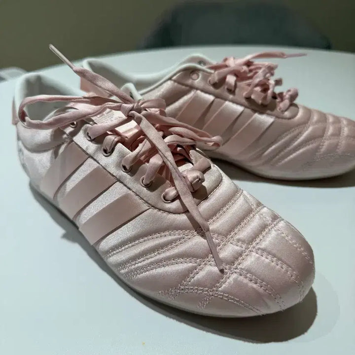 [SOLD OUT] 아디다스 태권도 핑크,실크 발레코어 운동화