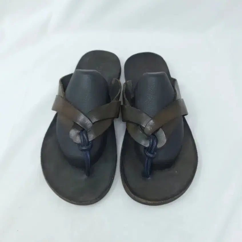 [BUNJANG] BRADOR Leather Flip-Flops 250mm / BRADOR 가죽 쪼리 250mm