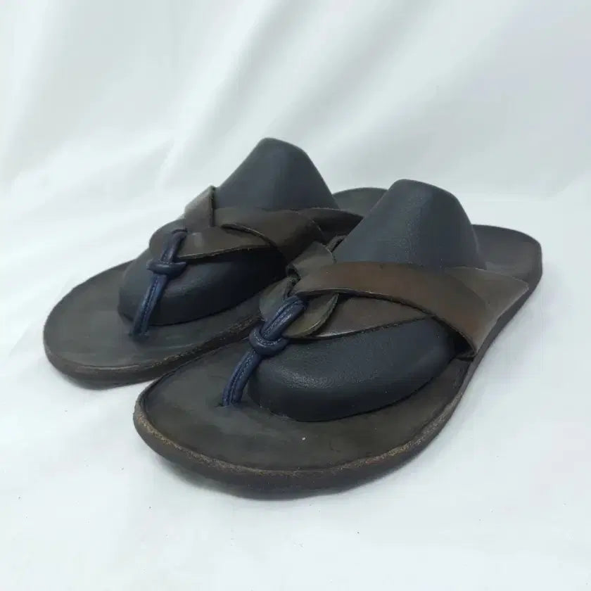 [BUNJANG] BRADOR Leather Flip-Flops 250mm / BRADOR 가죽 쪼리 250mm