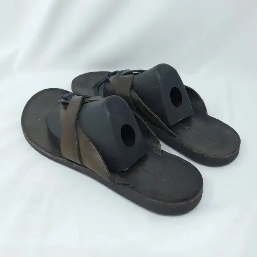 [BUNJANG] BRADOR Leather Flip-Flops 250mm / BRADOR 가죽 쪼리 250mm