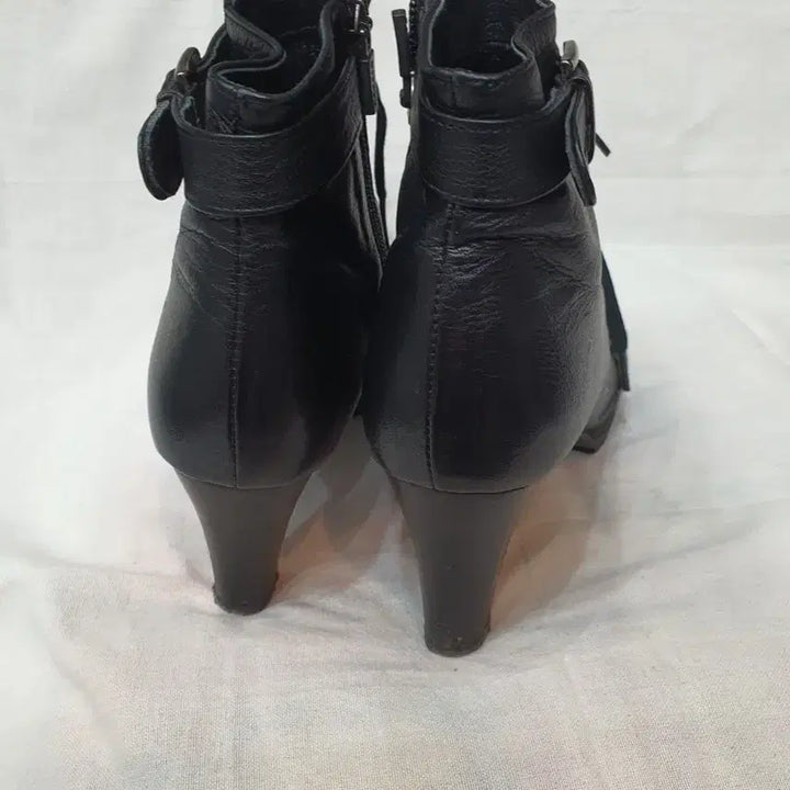 [BUNJANG] MISOPE Lace-Up Heel Boots 245mm / 블랙 레이스업 힐 부츠 미소페 245