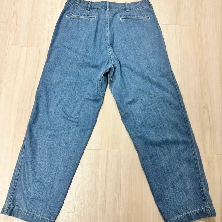 [BUNJANG] Nanamica Wide Denim Pants / 나나미카 와이드 데님 32사이즈