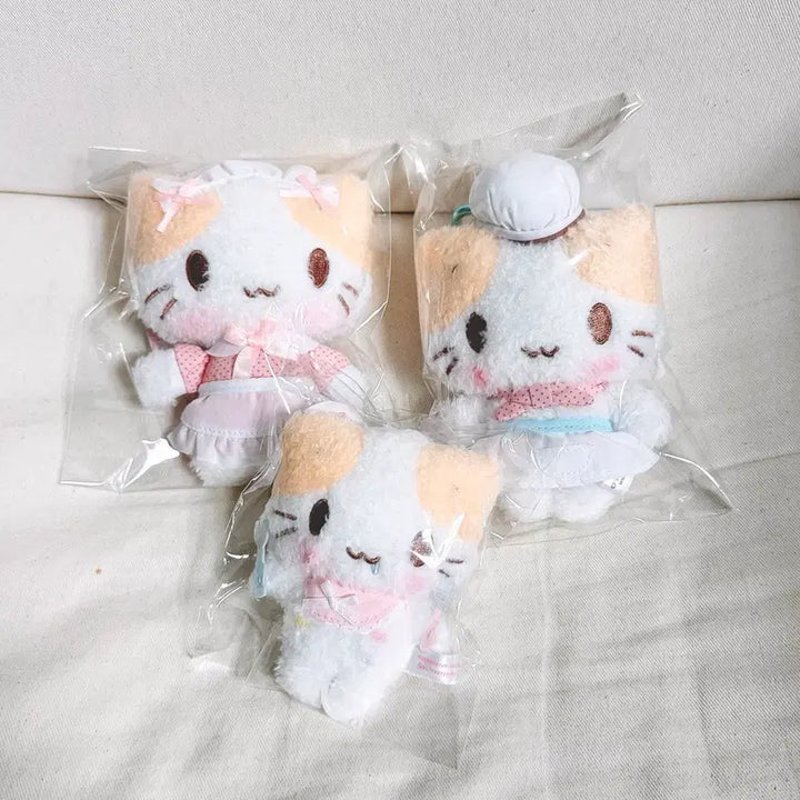 [BUNJANG] Marshmallow Spins Mascot Buruburu Keychain Bundle Set / 마슈마로 스핀스 마스코트 부르부르 키링 3종 일괄