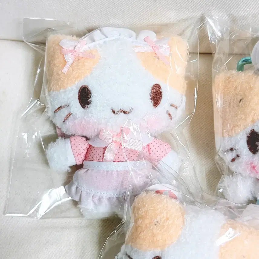 [BUNJANG] Marshmallow Spins Mascot Buruburu Keychain Bundle Set / 마슈마로 스핀스 마스코트 부르부르 키링 3종 일괄