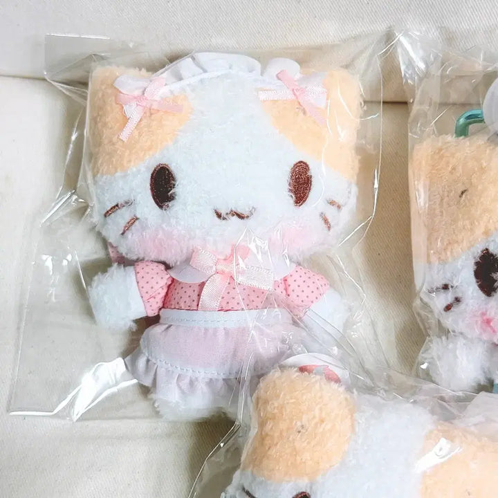[BUNJANG] Marshmallow Spins Mascot Buruburu Keychain Bundle Set / 마슈마로 스핀스 마스코트 부르부르 키링 3종 일괄
