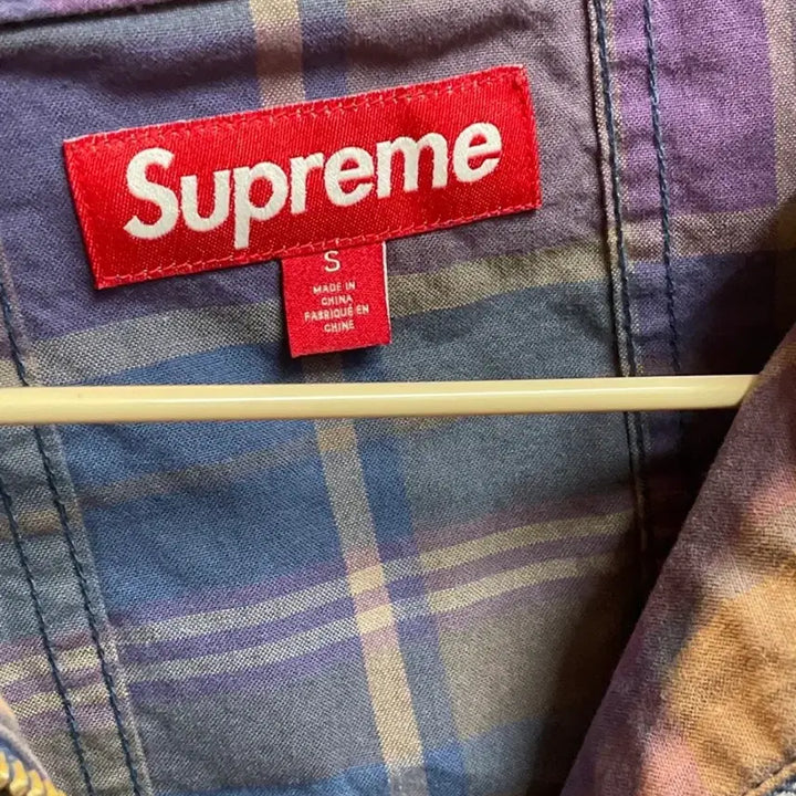 [BUNJANG] Supreme Utility Anorak Plaid Jacket / 슈프림 24ss 코튼 유틸리티 아노락 플레이드 S