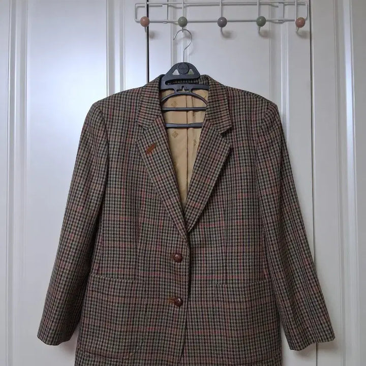 [BUNJANG] DAKS Vintage Check Jacket / 여성. 닥스DAKS 봄가을자켓55. 빈티지체크자켓