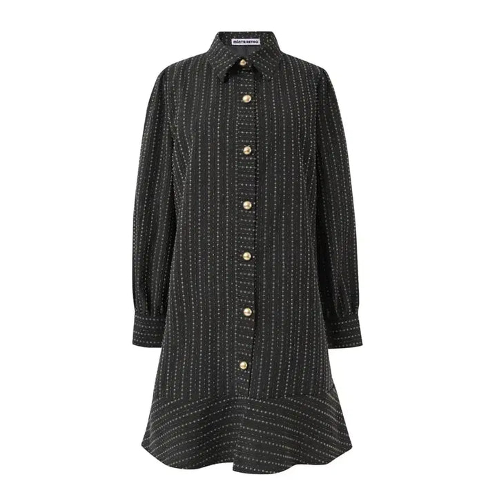 [BUNJANG] MINTA RETRO Gold Button Dress / 민타레트로(MINTA RETRO) 골드버튼 원피스 55 새상품