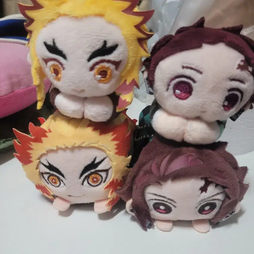 [BUNJANG] Demon Slayer Rengoku &amp; Tanjiro Doll Bundle Set / 귀멸의 칼날 렌고쿠/탄지로 인형 세트