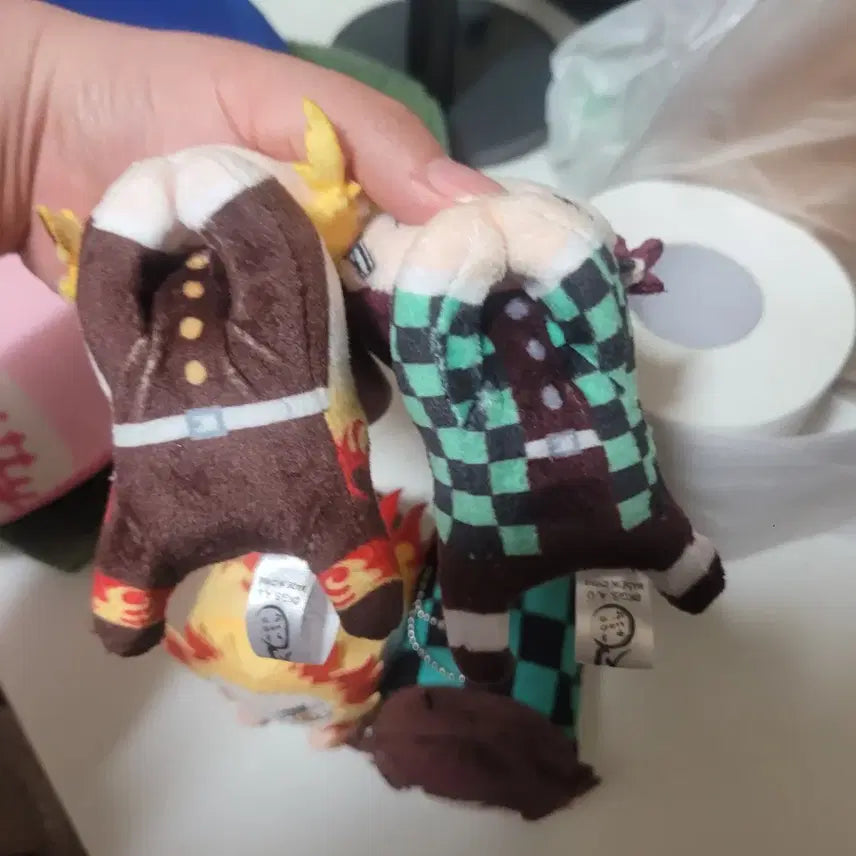 [BUNJANG] Demon Slayer Rengoku &amp; Tanjiro Doll Bundle Set / 귀멸의 칼날 렌고쿠/탄지로 인형 세트