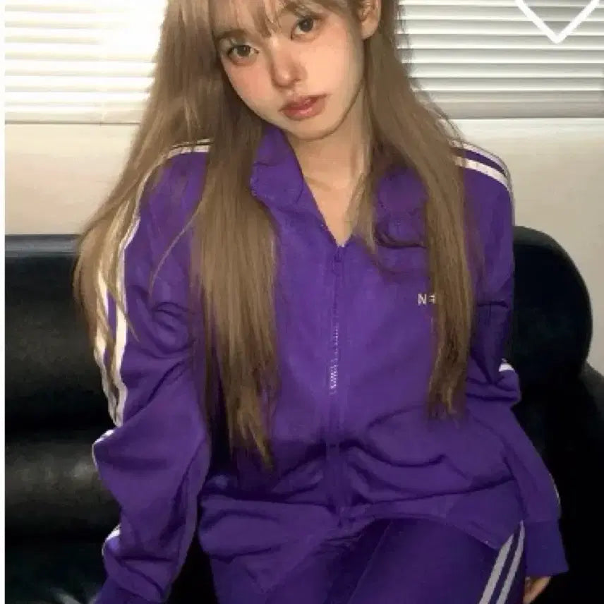 [BUNJANG] Nerdy Jersey Top / 널디 져지 보라