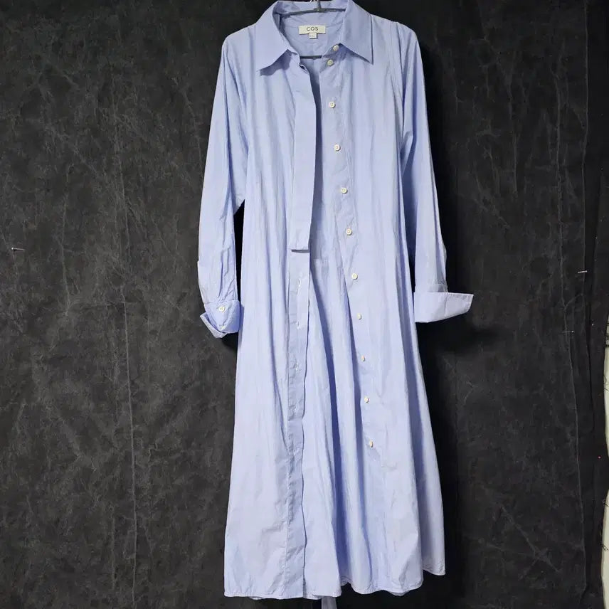 [SOLD OUT] 55~77)코스 COS 셔츠 여성 롱 원피스