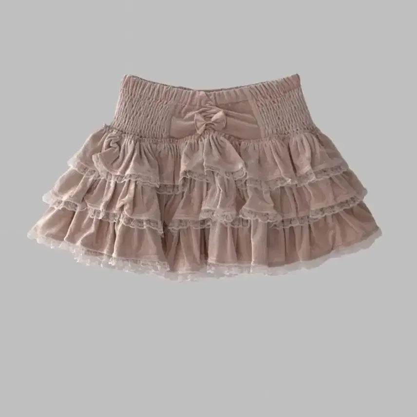 [BUNJANG] Cloud Emotion Valentine Eyelet Two-Piece Set / 클라우드이모션 발렌타인 아일렛 투피스 SET
