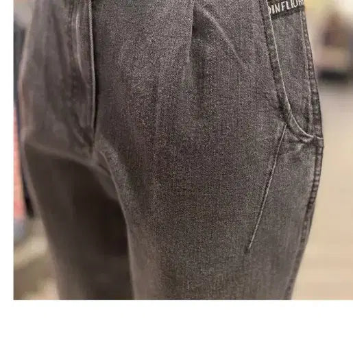 [SOLD OUT] 한섬 오즈세컨 블랙 조거 데님팬츠