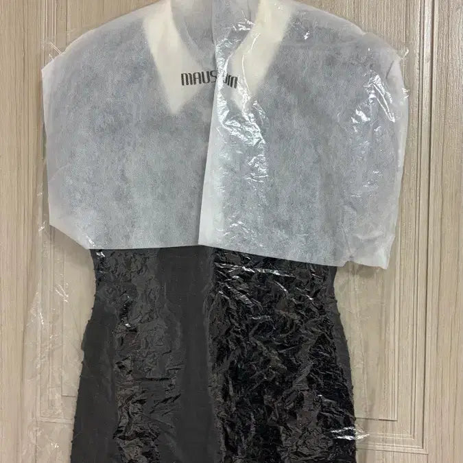 [BUNJANG] Mausoleum Tweed Collared Mini Dress - Black / 마우솔레움 Tweed Collared Dress - Black