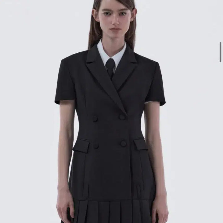 [BUNJANG] Mausoleum Pleated Half-Sleeve Suit Jacket / 마우솔레움 Jenn Pleated Half-Sleeve Suit Jack