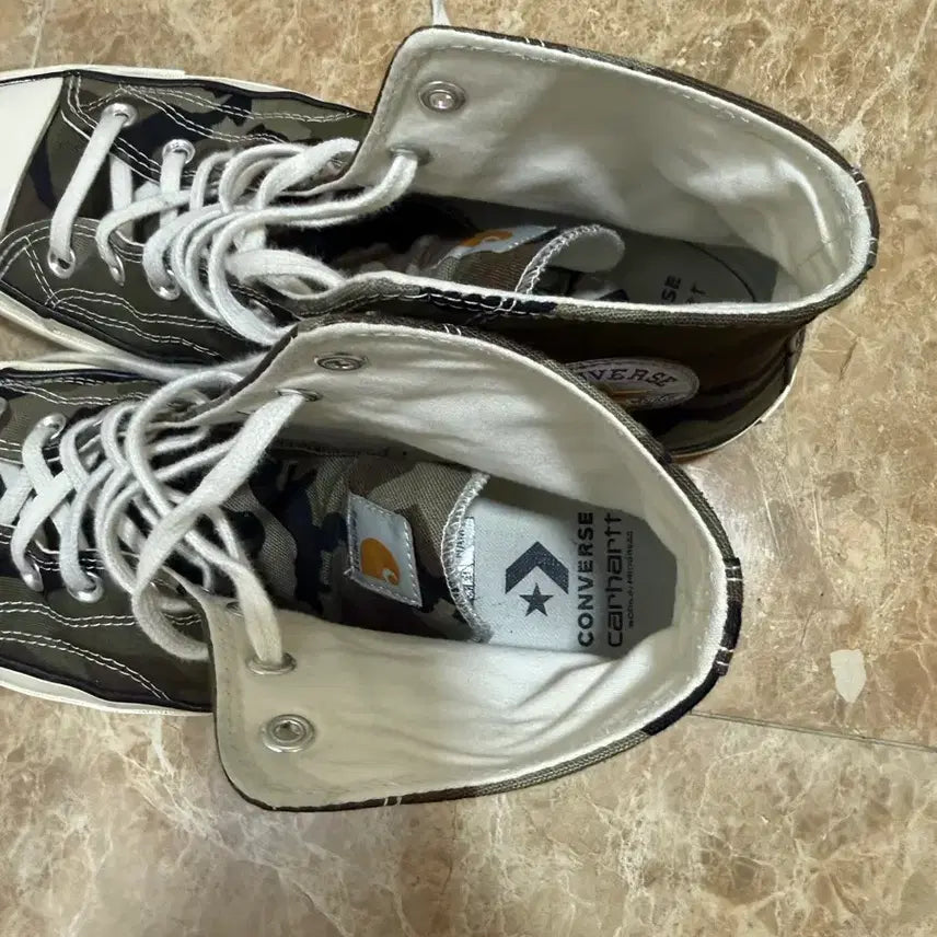 [BUNJANG] Carhartt Converse High-Top Sneakers / 칼하트 컨버스 협업제품 판매