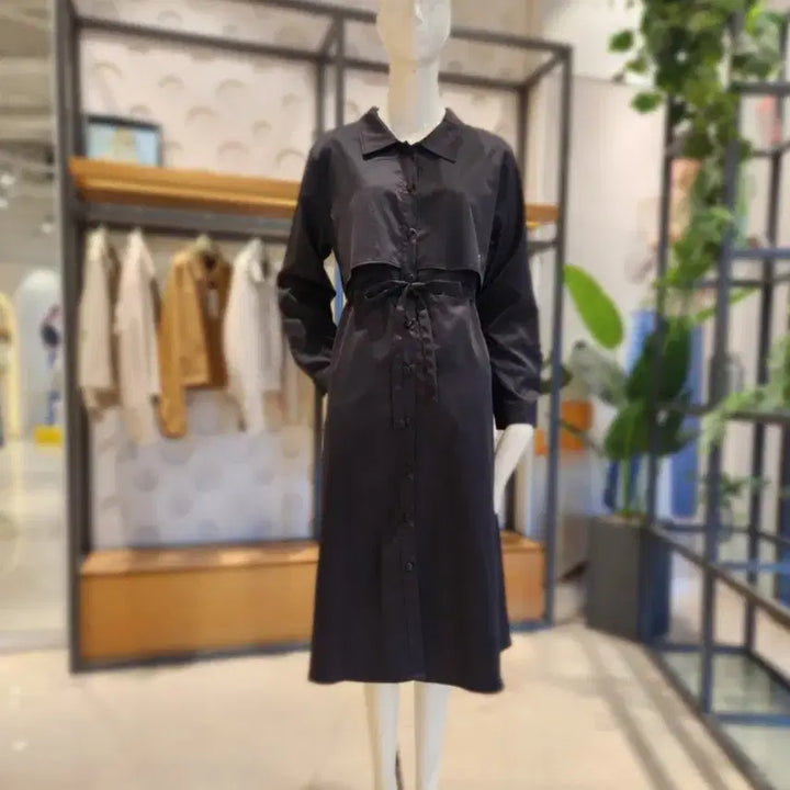 [SOLD OUT] 올리브데올리브(OLIVE DES OLIVE) 트렌치형 셔츠원피스 프리