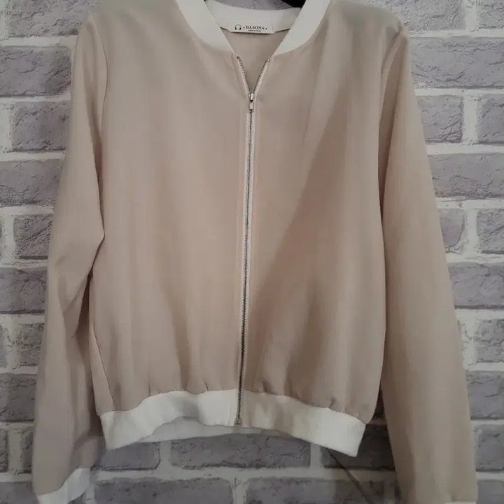 [BUNJANG] Beige Lightweight Jacket / 베이지 집업 홑겹자켓/알뜰한여우