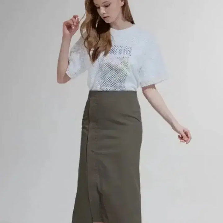 [BUNJANG] 한섬 랑방컬렉션LANVIN 튤 레이어드티셔츠 시스루블라우스메쉬매쉬망사반팔 / 한섬 랑방컬렉션LANVIN 튤 레이어드티셔츠 시스루블라우스메쉬매쉬망사반팔