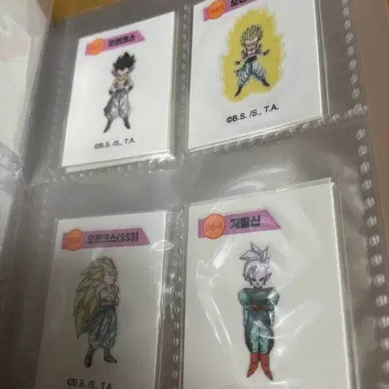 [BUNJANG] Dragon Ball Tteokbokki Sticker Full Set / 드래곤볼 띠부씰전종
