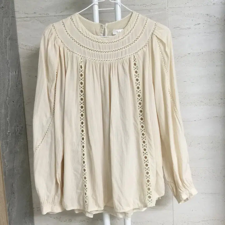[BUNJANG] SJSJ Shirring Blouse / 한섬 SJSJ 에스제이 셔링 블라우스 55
