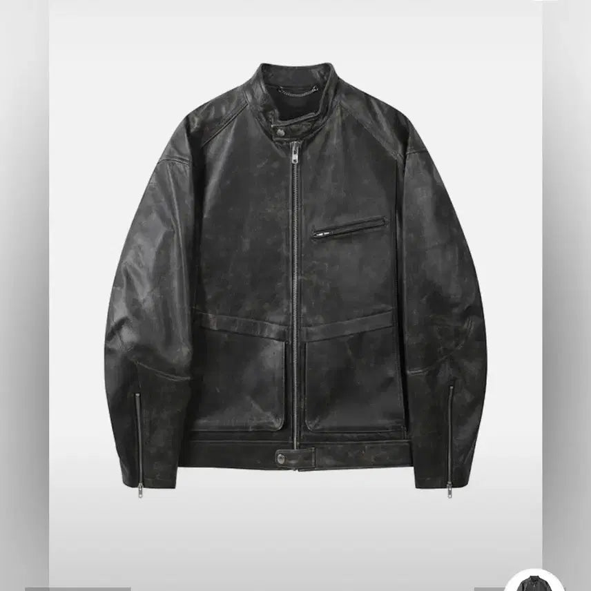 [BUNJANG] Customellow Goat Leather Jacket / 커스텀멜로우 염소가죽 자켓[새상품]
