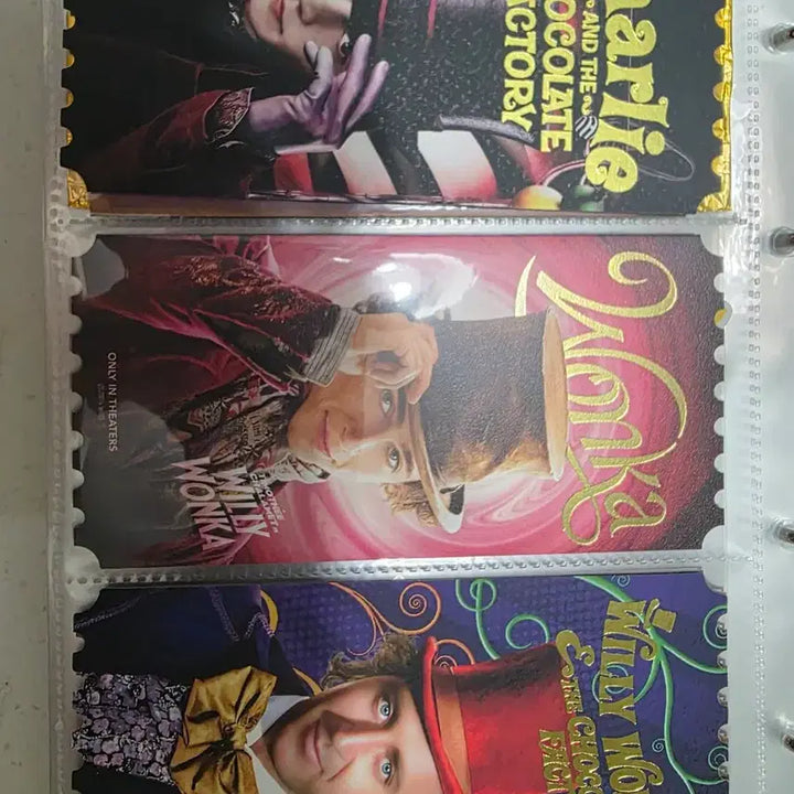 [BUNJANG] Wonka Official &amp; Unofficial Ticket Set / 웡카 오리지널티켓 공식 비공 3종