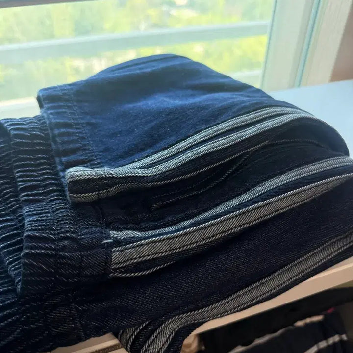 [BUNJANG] Adidas Fired Denim Track Pants (Size S) / 아디다스 파이어드 데님팬츠 s