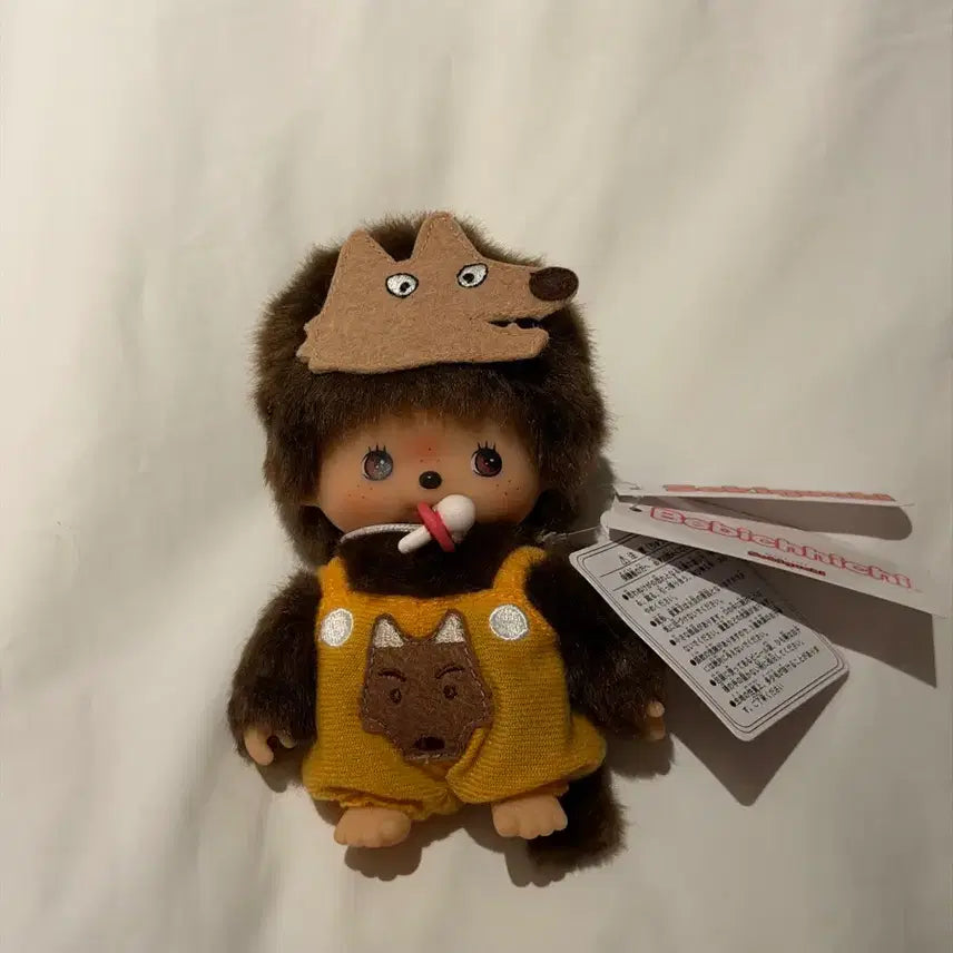 [BUNJANG] Monchhichi Bebichhichi Wolf Plush Doll / 몬치치 베비치치 놀이회 늑대